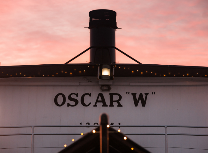 P.S. Oscar W temporarily relocated to Hector’s Jetty